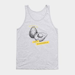 Holy Guacamole Fun Graphic Avocado Lover Gift Tank Top